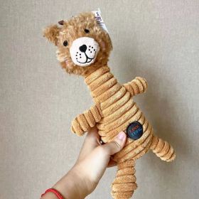 Animal Series Vocal Bite Resistant Plush Monkey Pet Toy Shiba Inu Corgi (Option: Alpaca)