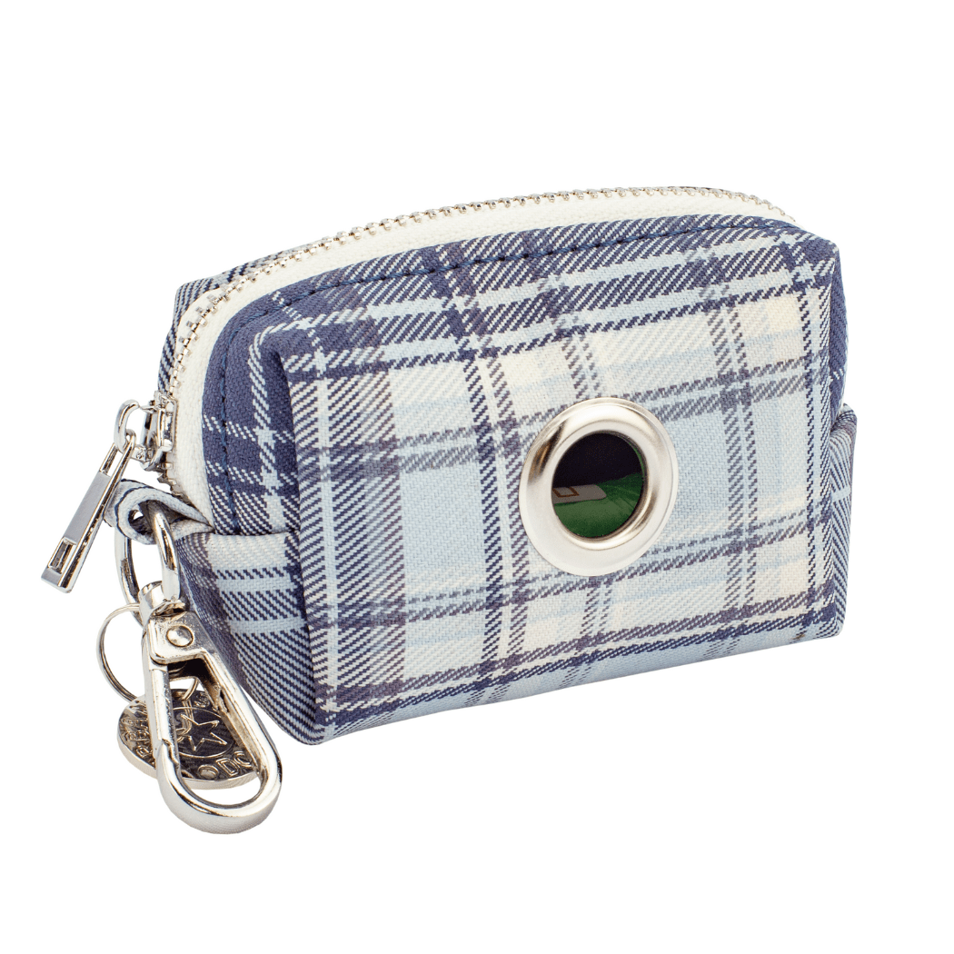 Waste Bag Holder -Beige Plaid Waste Bag Holder -Beige Plaid